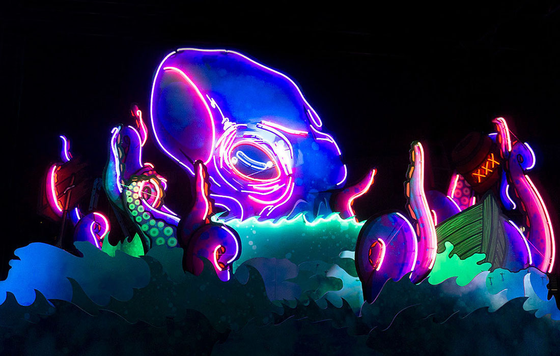 Ion Art's Larger-than-Life Neon Sculptures Take Over Zilker