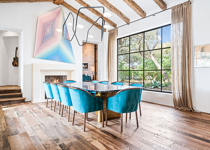 Turquoise Modern Dining Nostalgic Inspiration