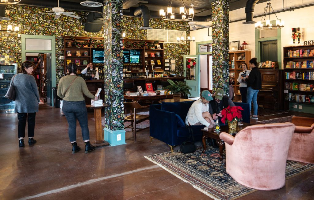 Vintage Bookstore & Wine Bar. (Photo by Weston Carls)