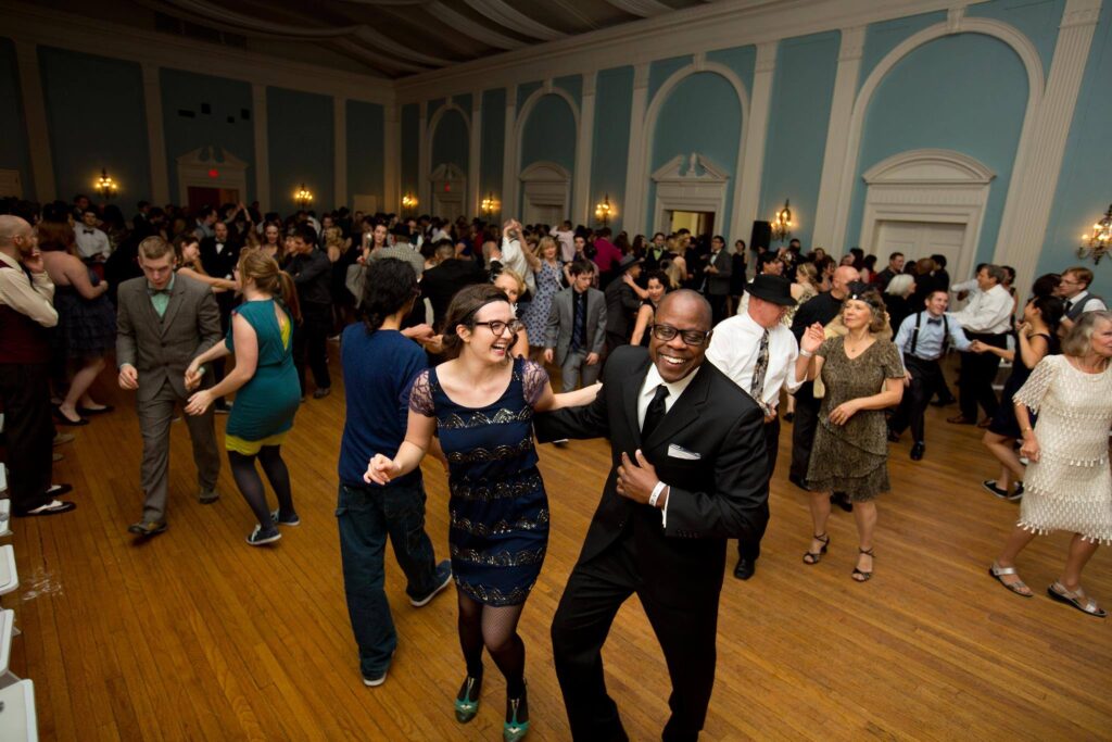 swing dancing party