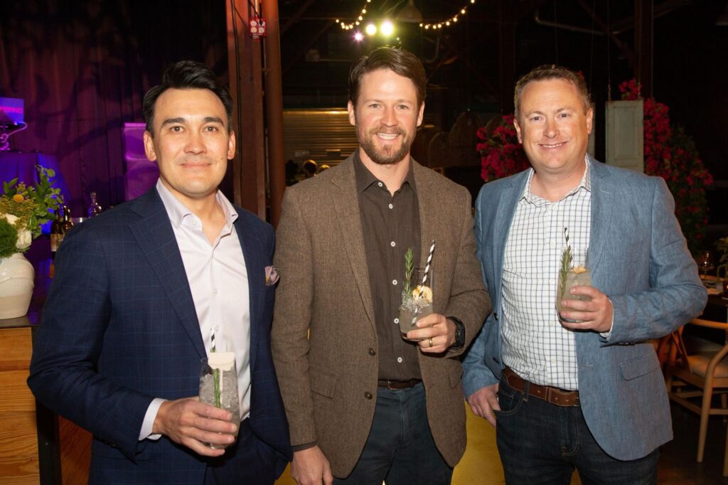 (Left to right) Lane Lemesany, Hol Hogsett and Coningsby Allday.