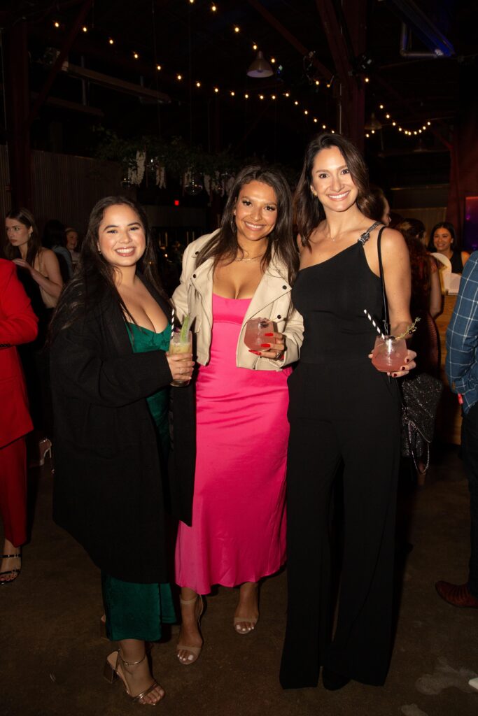 (Left to right) Valentina Salazar, Haley Pecikonis and Sara Kogut.