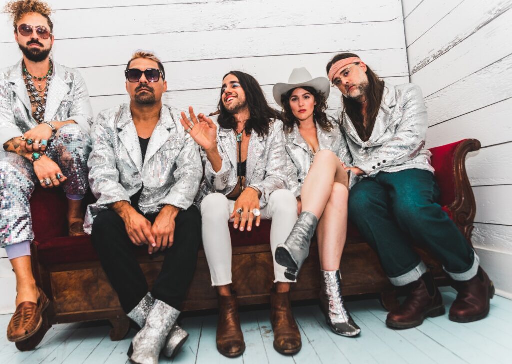 Members of The Bright Light Social Hour. (Photo by Andrea Escobar)