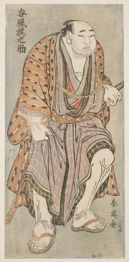 Shunei-Portrait-of-the-Wrestler-Tanikaze-Kajinosuke