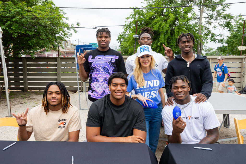 Andra Liemandt & Texas One Fund Football Athletes