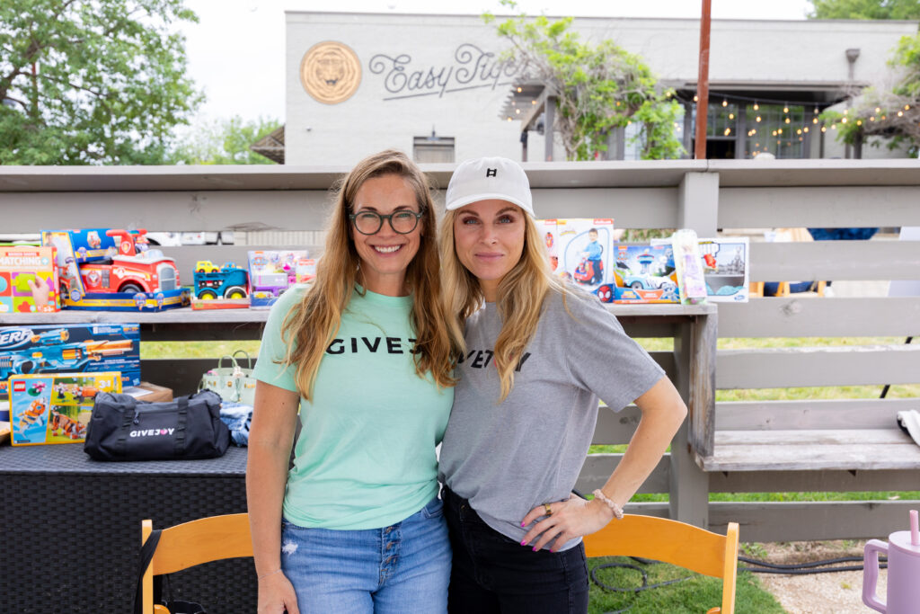 Danielle Rizzo (LEFT) from Givejoy Foundation