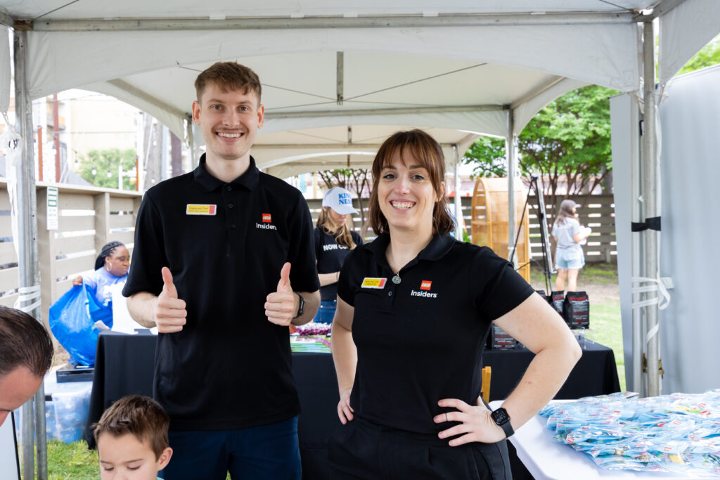 Gregory Bible and Lauren Rowe, LEGO