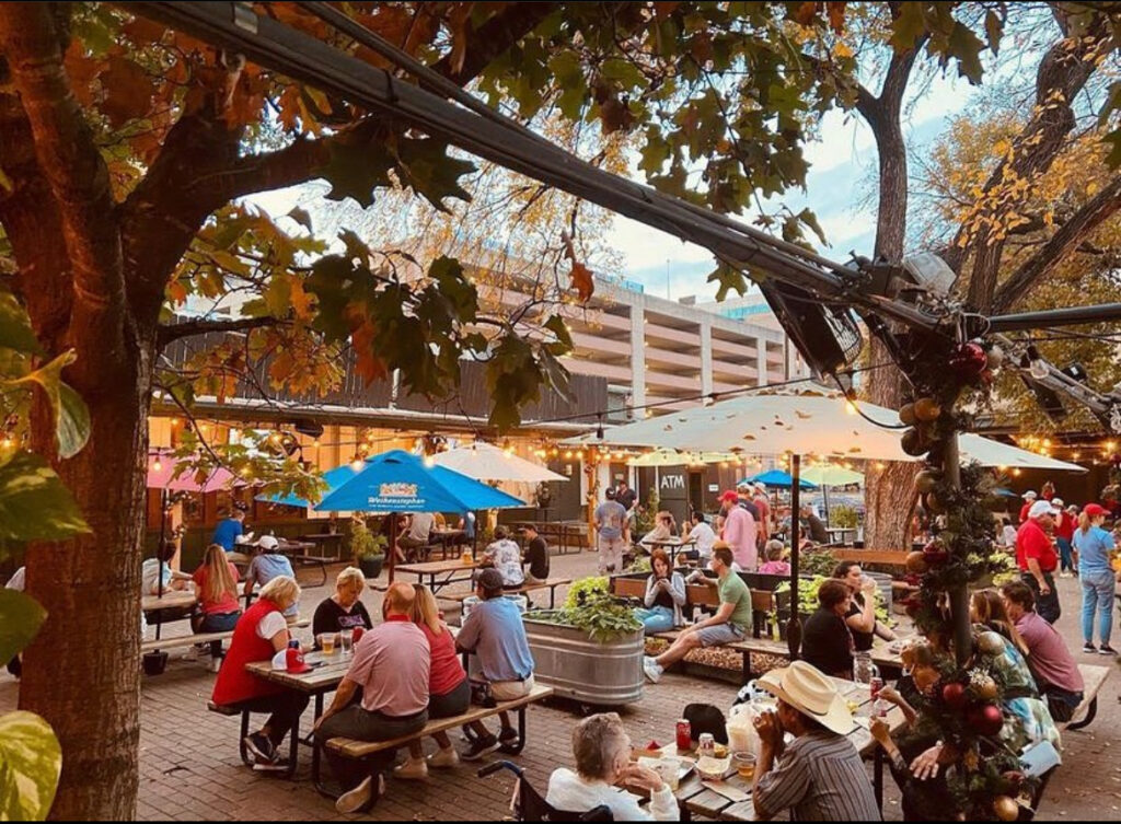 Historic Scholz Garten in Downtown Austin