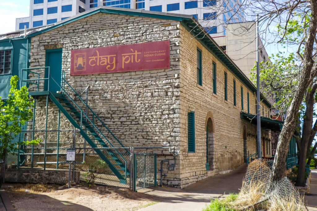 Clay Pit Indian Food Restauant in Downtown Austin