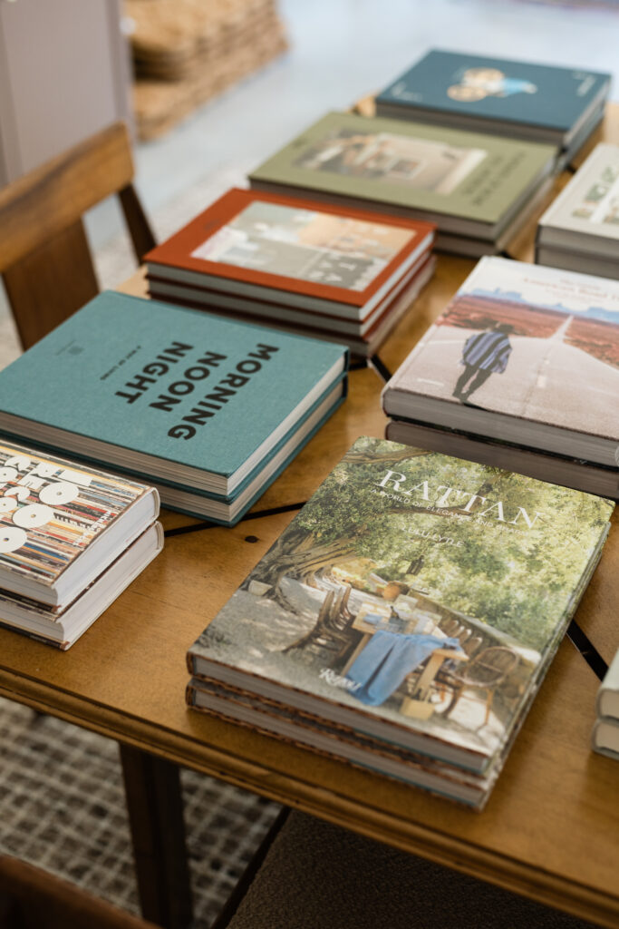 Books at Anastasia Casey Showroom (photo by Madeline Harper)