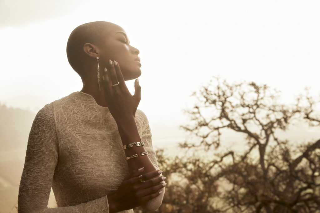 Savannah Friedkin Fine Jewelry Collection Model Campaign