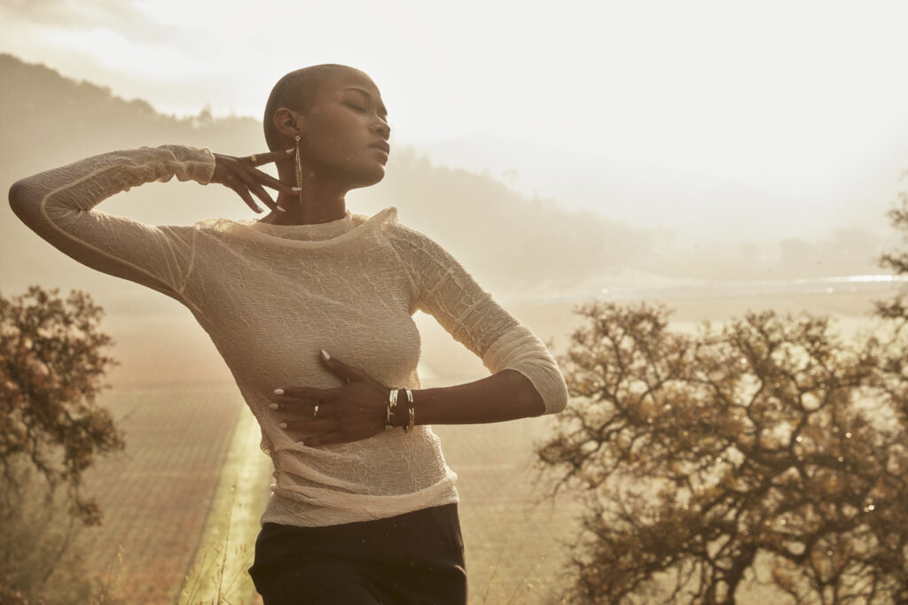 Savannah Friedkin Fine Jewelry Collection Model Campaign