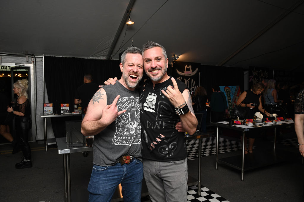 Lewis Phillips and Dayne Damme at the Paramount Theatre Gala Austin 2024 (photo by Kevin Garner)