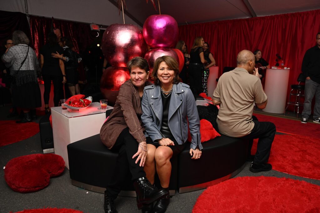 Gale Valley and Stacey Martinez at the Paramount Theatre Gala Austin 2024 (photo by Kevin Garner)