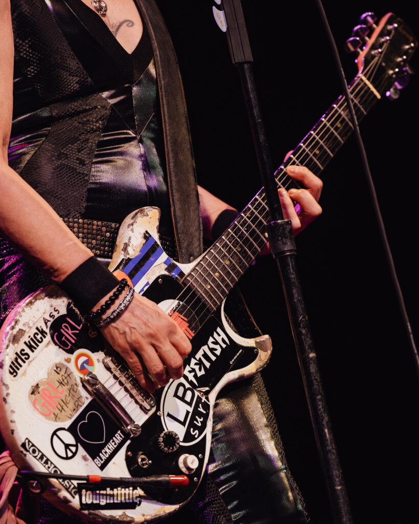 Joan Jett Performing at the Paramount Theatre Gala Austin 2024 (photo by Rachel Parker)