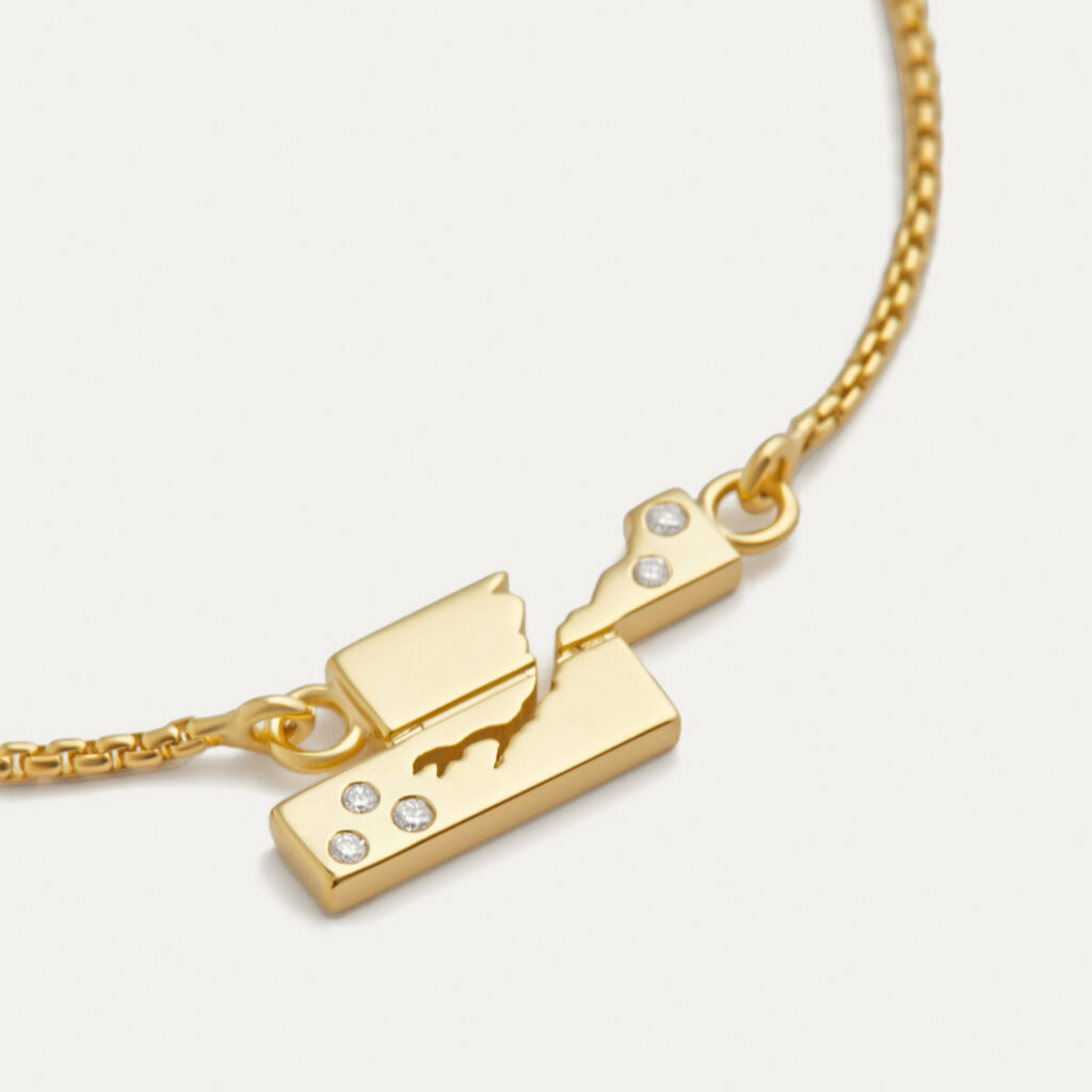 Savannah Friedkin Fine Jewelry Neckalce from the Broken Collection