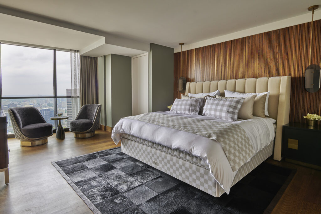 The Hästens Penthouse Suite Featuring the Drēmər Bed at The Thompson Hotel Dallas