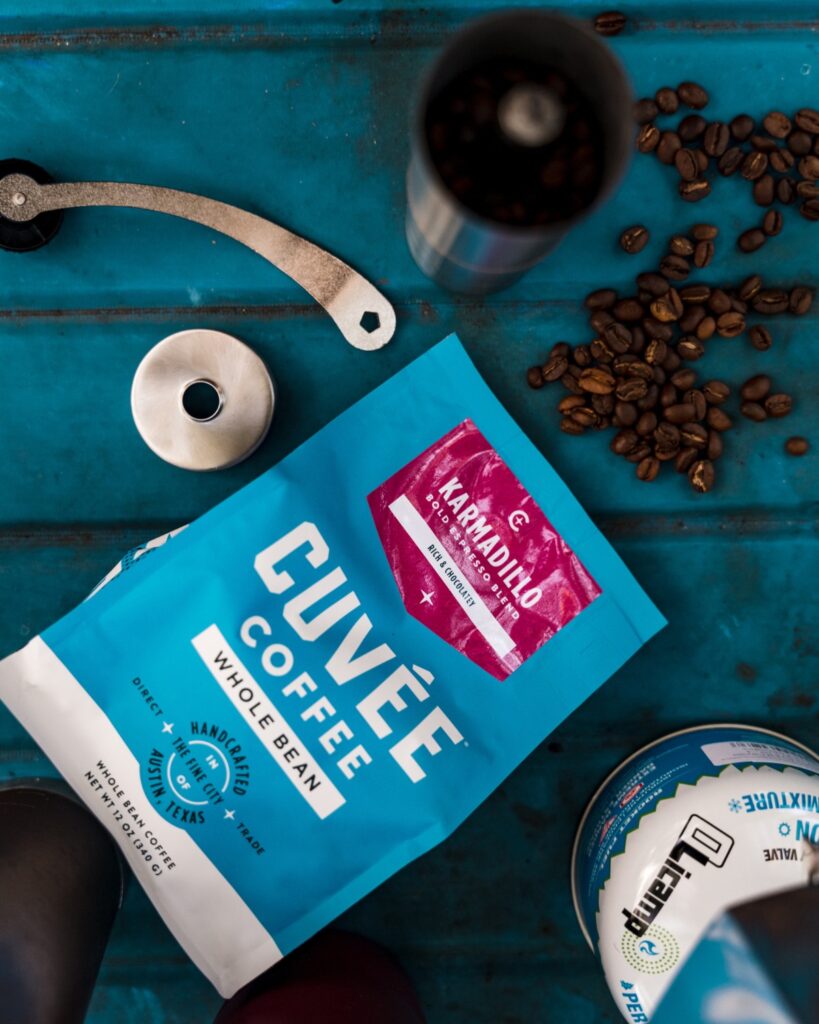 A Cuvee Coffee subscription offers rotating roasts delivered monthly, making it a convenient Father’s Day gift for Austin coffee lovers.(Courtesy of Cuvee Coffee)