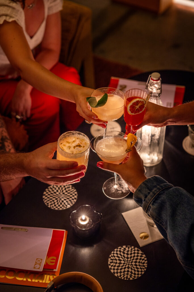 Cocktails at Equipment Room (photo by Grant Pifer)