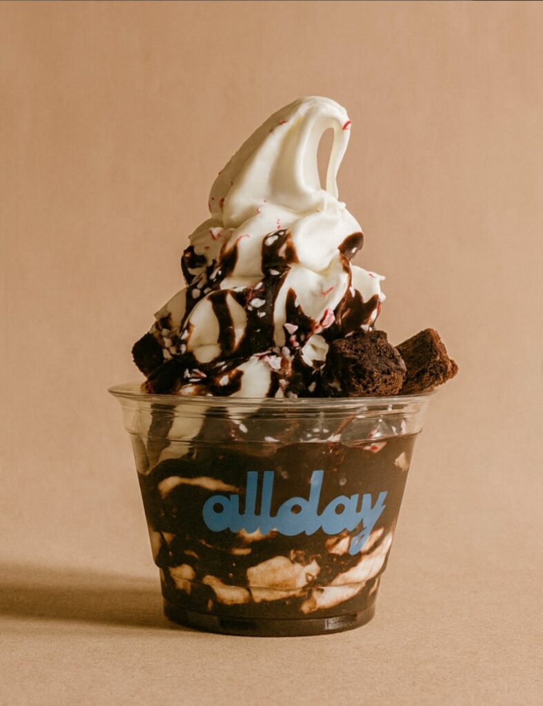 Allday Pizza's soft serve