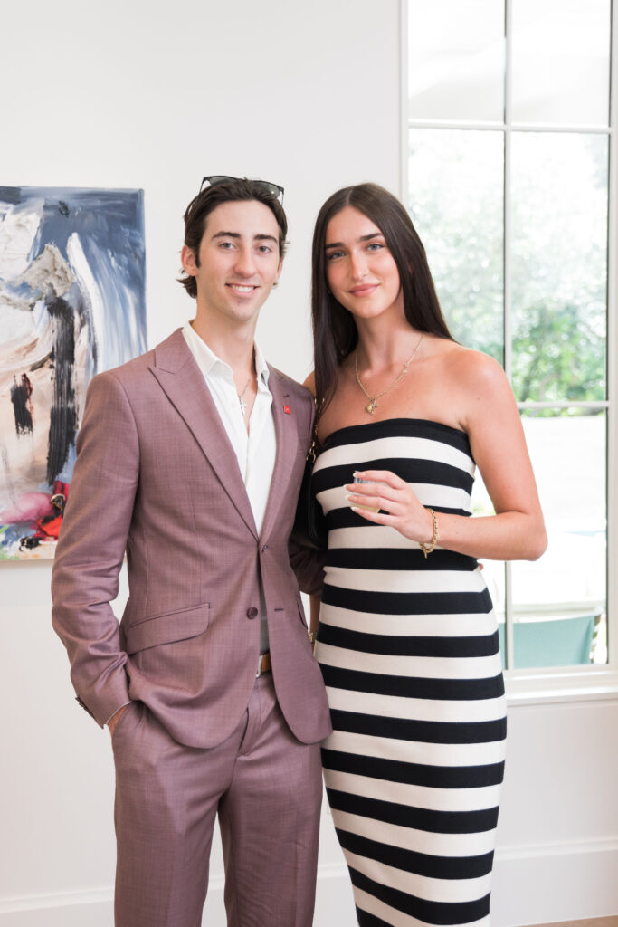 Kyler Elrod and Morgan Grim at 2712 Maria Anna Open House with The Agency Austin