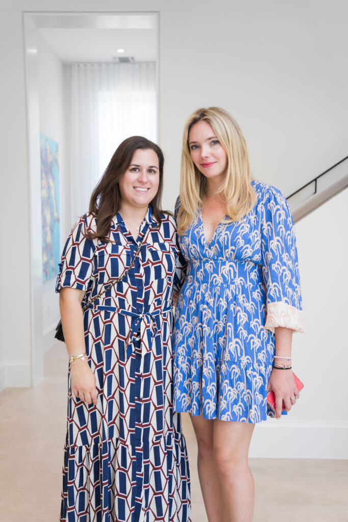 Andrea Delgado and Laura Corrigan at 2712 Maria Anna Open House with The Agency Austin