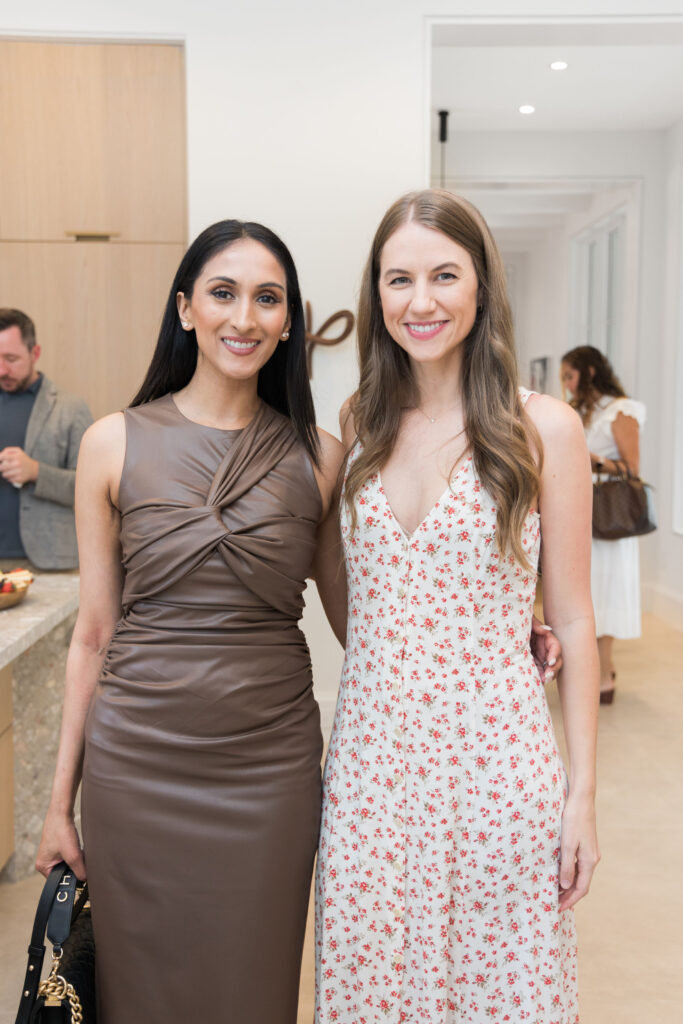 Jaimie Anand and Krissy LittleStar Hearn at 2712 Maria Anna Open House with The Agency Austin