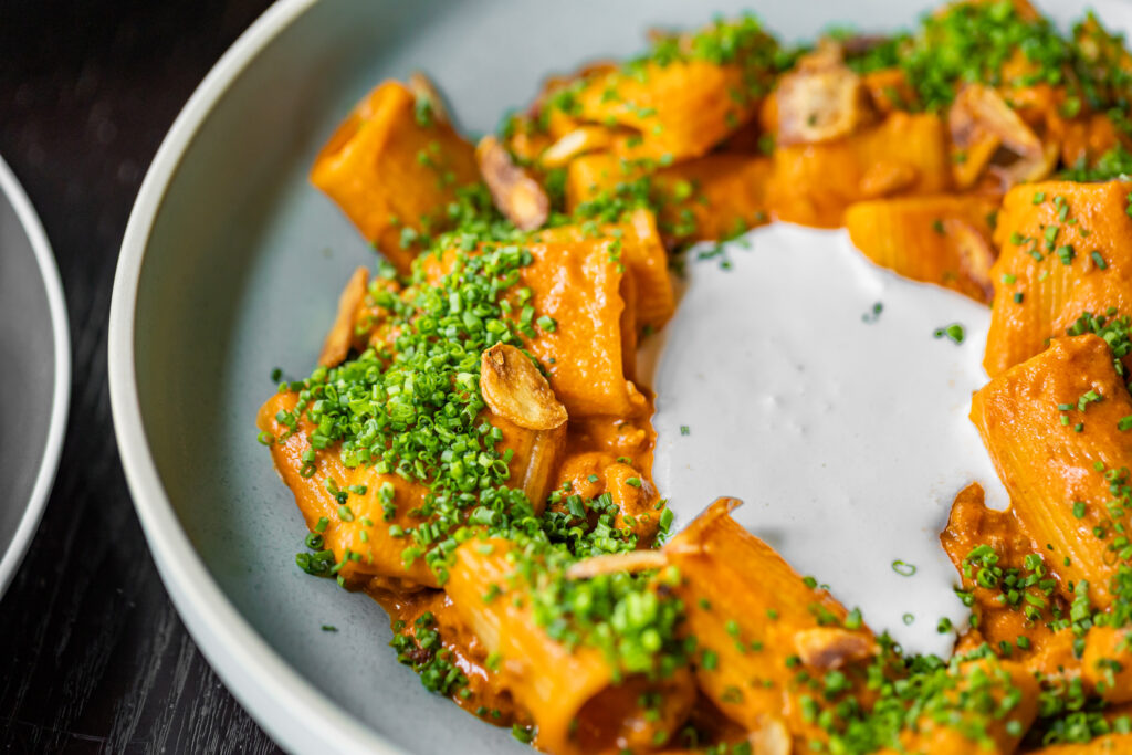 Rigatoni with hot Italian sausage (photo courtesy of Fig Italian Kitchen & Bar)