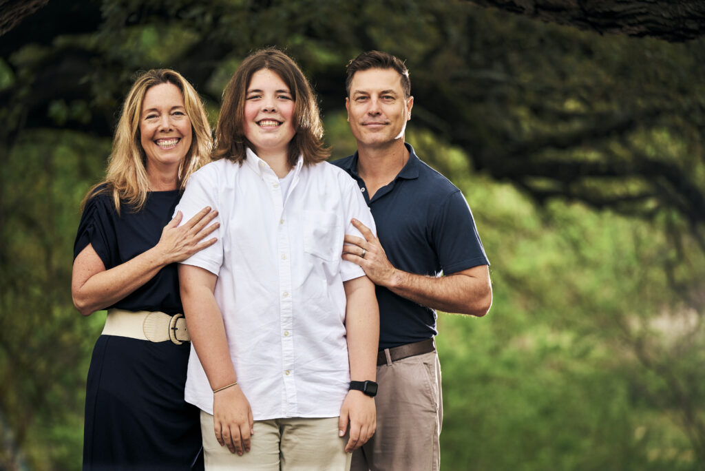 Emily, Meason, and Greg Bakunas (photo by Tomas Segura)