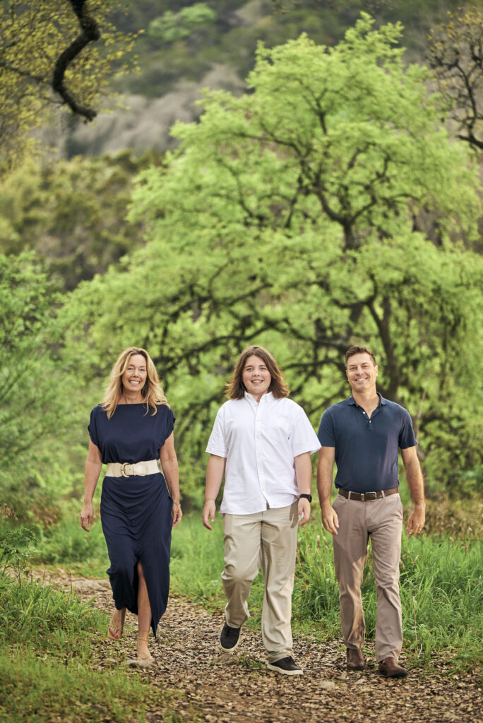 Emily, Meason, and Greg Bakunas (photo by Tomas Segura)