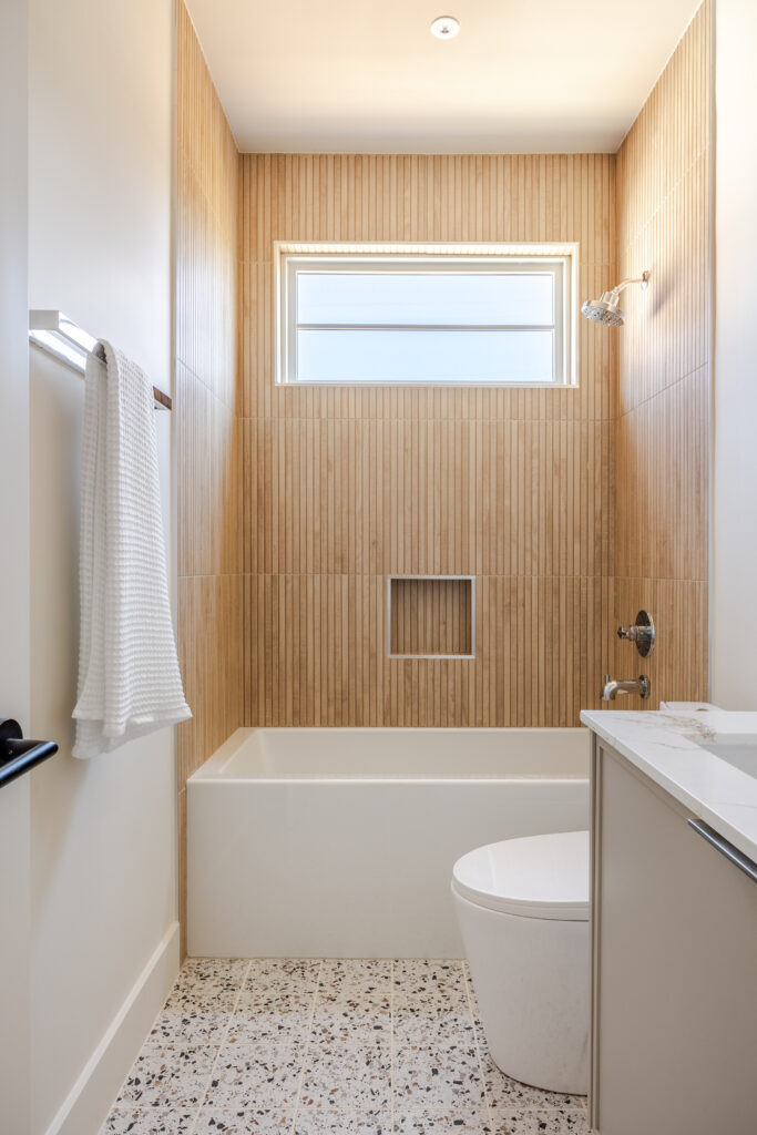 1802 Overhill Drive, Austin, Texas Unit A Bathroom (photo by James H Ruiz Photography)