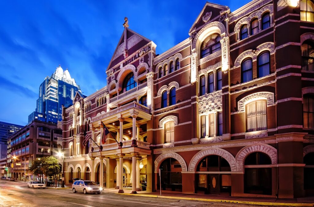 The Driskill Hotel in downtown Austin. (Photo by John Rogers)