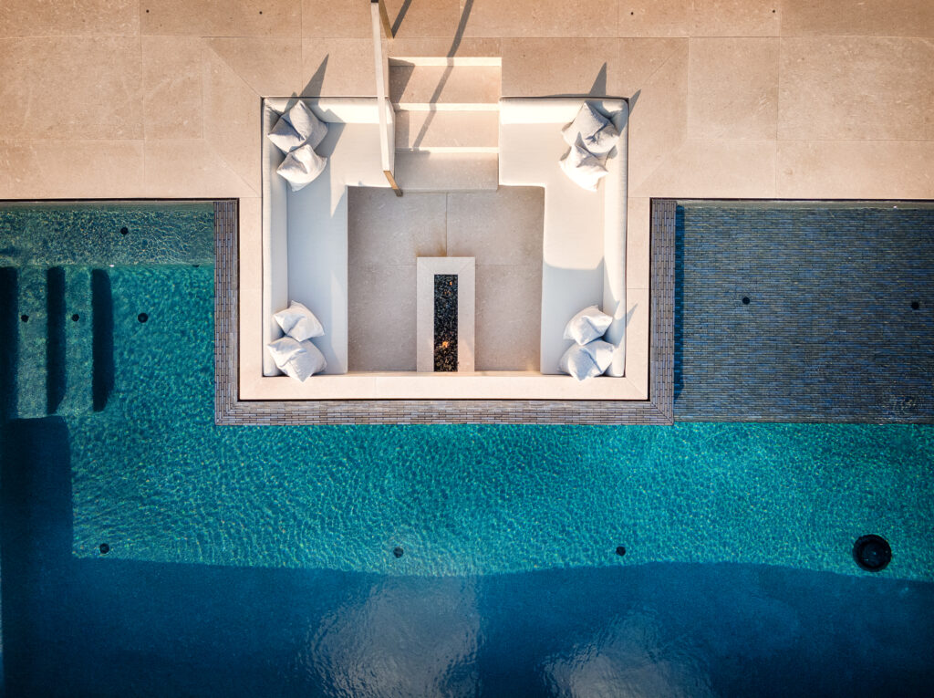 Design Ecology Austin, Texas Ariel Pool View