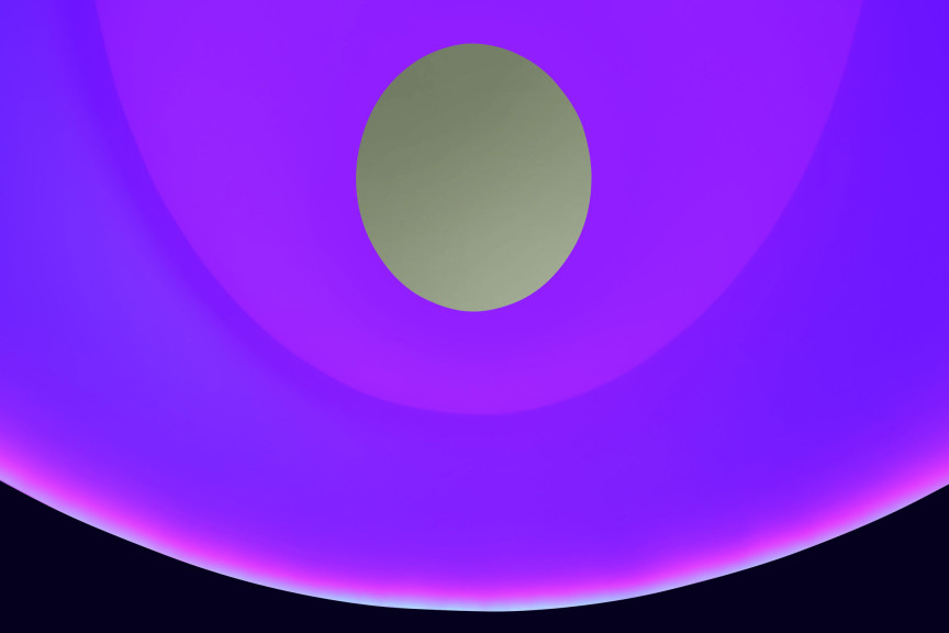 James Turrell's "The Color Inside" (Photo by Paul Bardagjy)