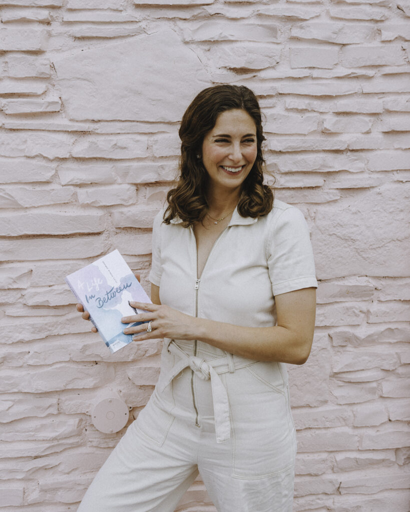 Calais Zagarow Schroeder, Author of “A Life in Between” at book launch party for “A Life in Between” at Love&Cookies
