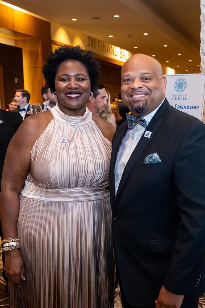 Shellie Hayes-McMahon, BBBS Executive Board Chair, and Kedrick Jeffries, BBBS CEO