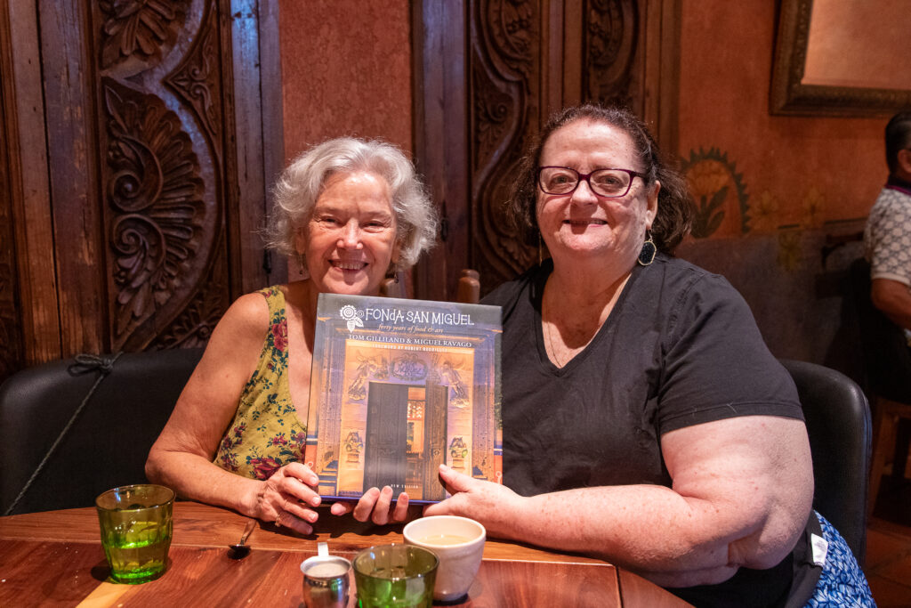 Chris Proctor and Cindy Raman at Fonda San Miguel Brunch event with TRIBEZA