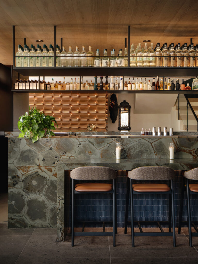 Tómalo Grill's bar area.