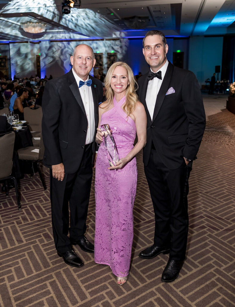 Brent Fields, Christine Absher and Blake Absher Ice Ball Gala 2024 Attendees