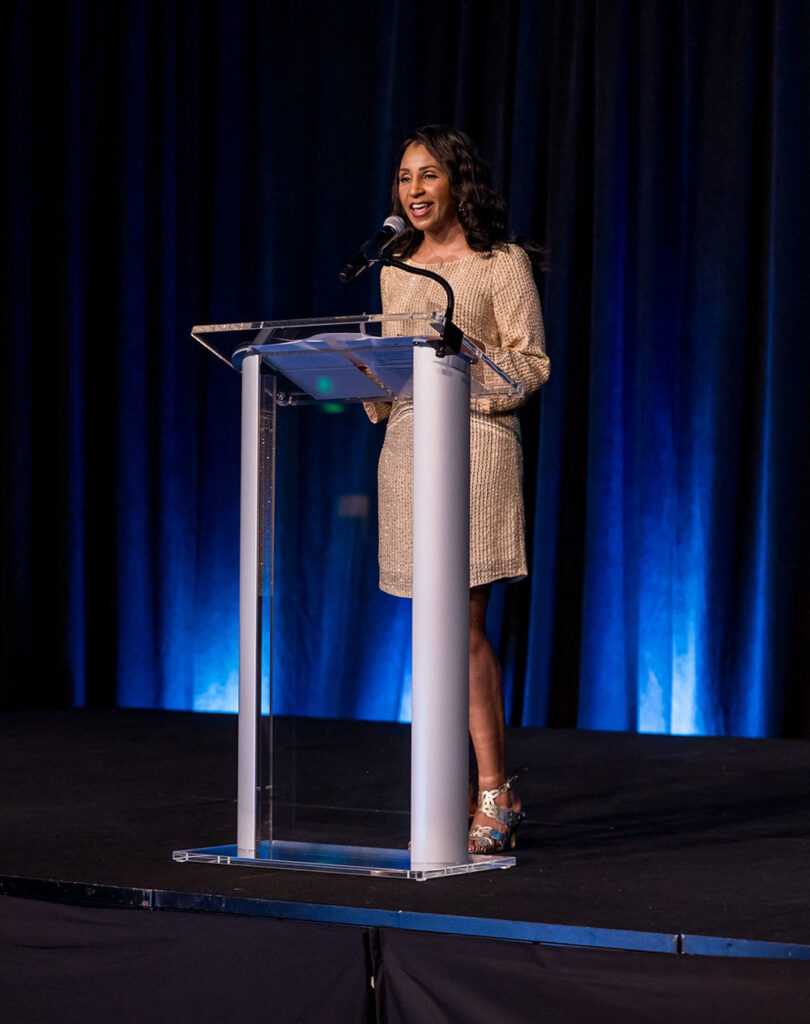 Quita Culpepper, KVUE anchor and emcee of Ice Ball 2024