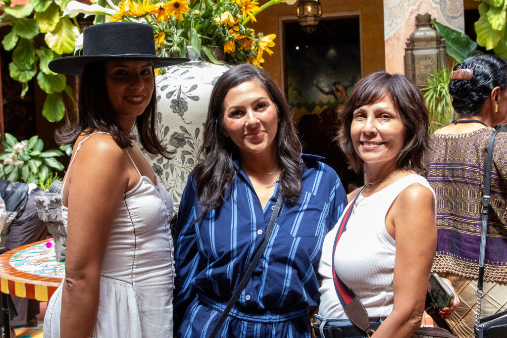 Melissa Granatos, Maddie Hoff, Vivian Castanon at Fonda San Miguel Fiestas Patrias