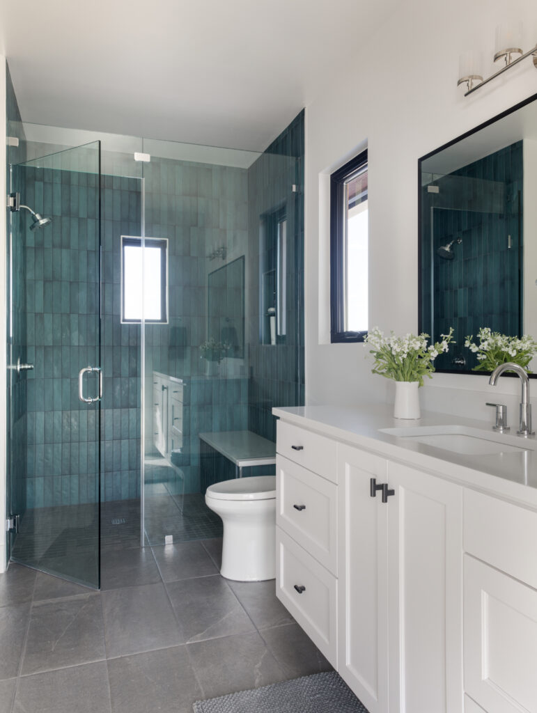 Guest bathroom in Lakeway home.
