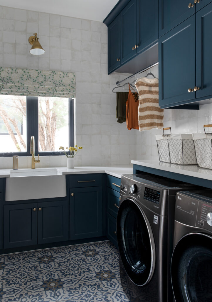 Laundry room in Lakeway home.
