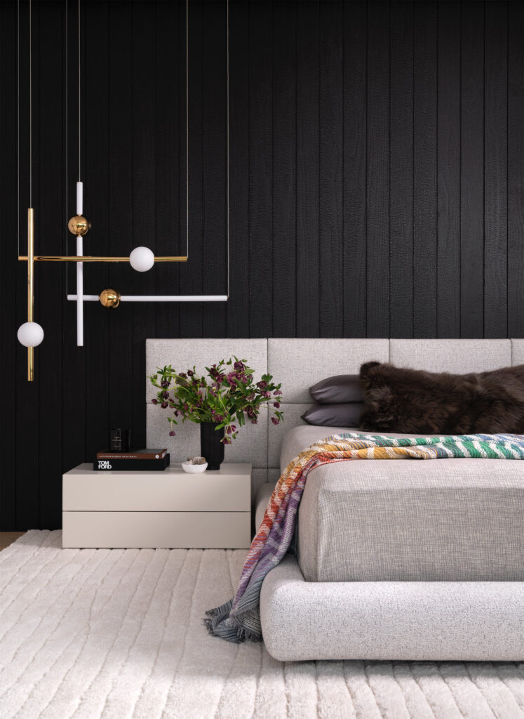 Modern Primary Bedroom in Ashley Gordon’s Tarrytown Home