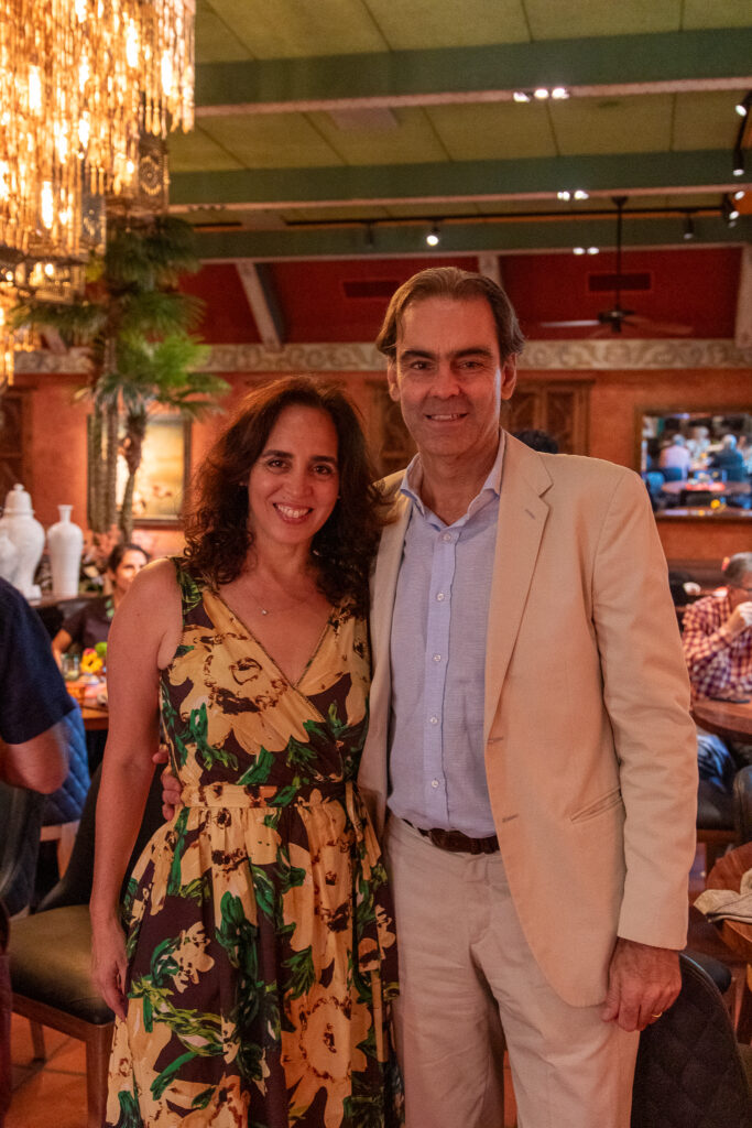 Rosa Rivera and Juan Miró at Fonda San Miguel