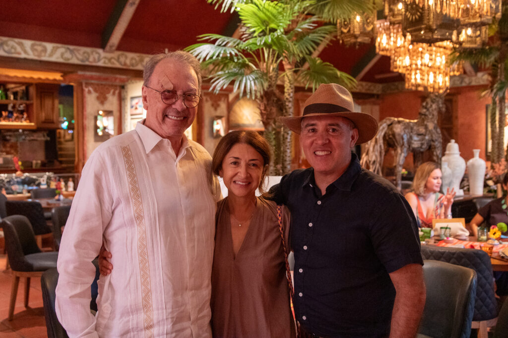 Tom Gilliland, Elisa Pimiento and Miguel Rivera