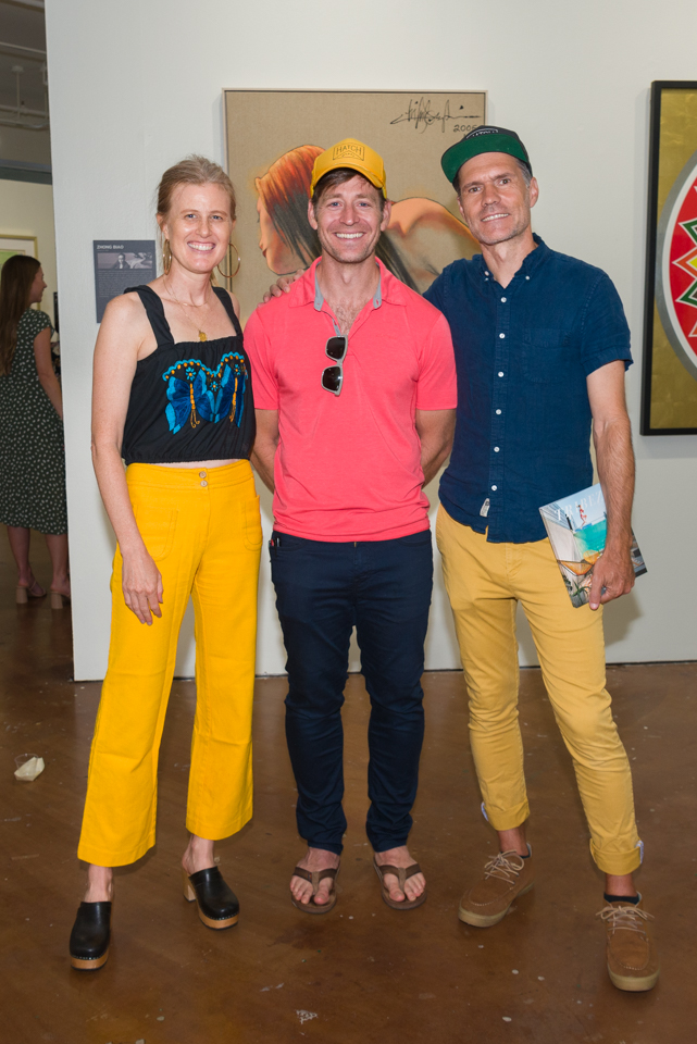 Ashley Menger, Dan Taylor, Adam Talianchich at WCC Art Gallery, Austin.