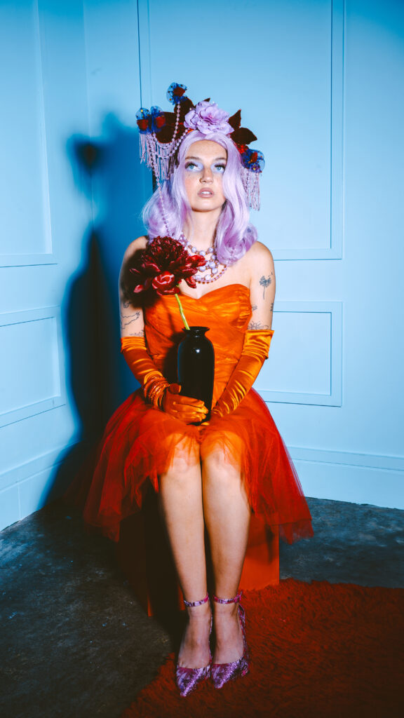 photo courtesy of Coco Coquette (photo by Ima Shoots; model: Abilgail Jewel; MUA: Anna Fugate-Downs; floral styling: Marakata; location: Dottiewood Studios)