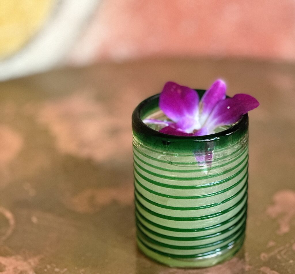 Augas Frescas served at Fiestas Patrias brunch experience at Fonda San Miguel (photo by Natalie Gazaui Barbosa)