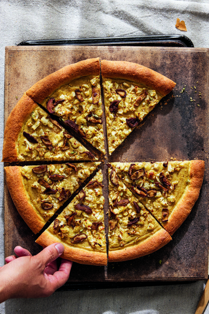 Joe Yonan’s white pizza (cookbook author comes to Austin)